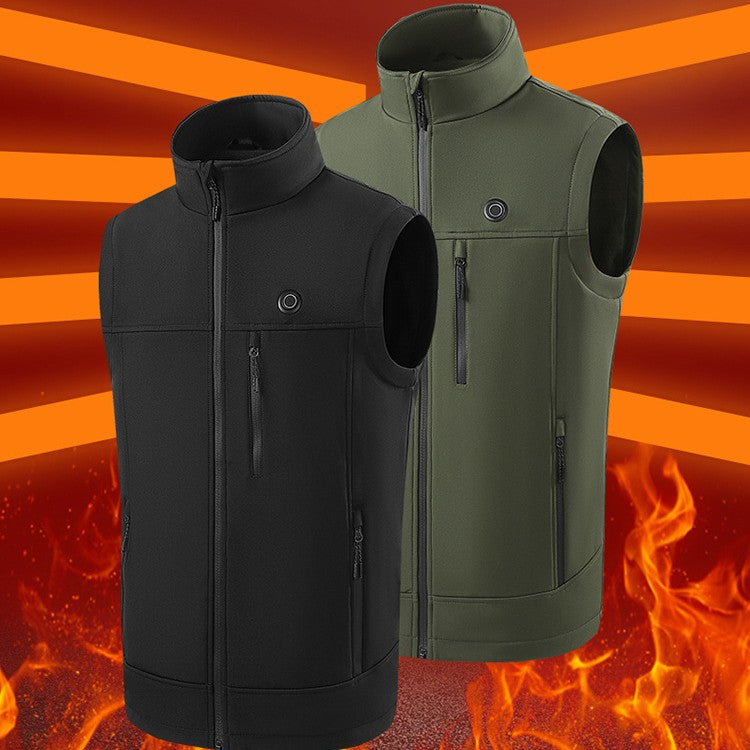 Heating Clothes Electric Heating Soft Shell Vest (Copy)-Winter Warmth Sports Outfitters
