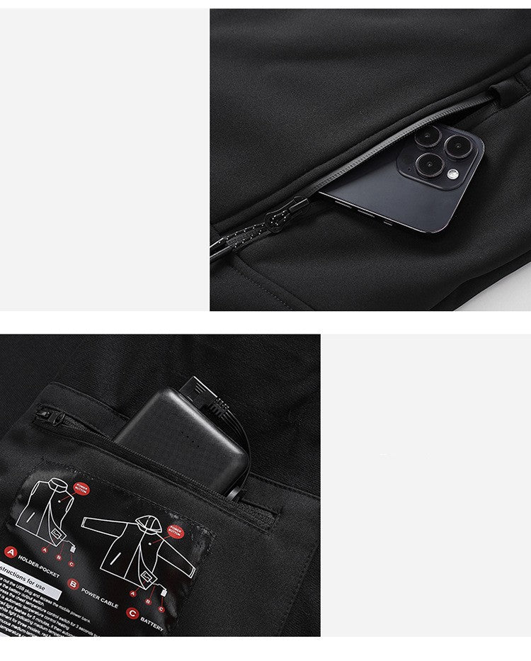 Heating Clothes Electric Heating Soft Shell Vest (Copy)-Winter Warmth Sports Outfitters