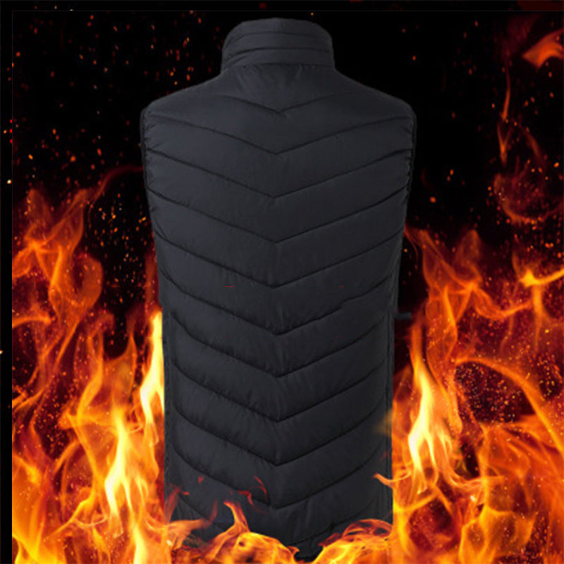 Fashionable Men's Stand Collar Heated Cotton Vest (Copy)-Winter Warmth Sports Outfitters
