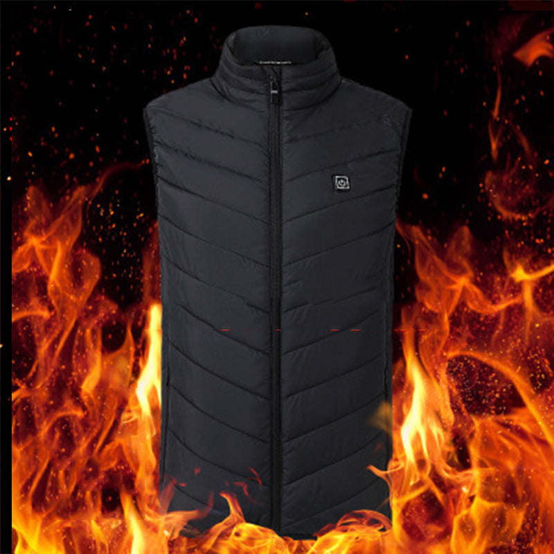 Fashionable Men's Stand Collar Heated Cotton Vest (Copy)-Winter Warmth Sports Outfitters