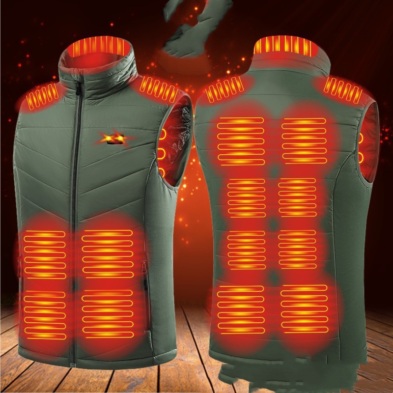 Men And Women Can Wear USB Heating Clothes Standing Collar Heated Horse Jacket (Copy)-Winter Warmth Sports Outfitters