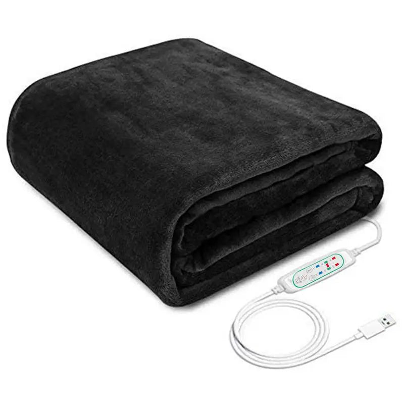 USB Electric Blanket Warm Heated Shawl 3 Heat Settings With Timing Function Electric Heating Blanket Wearable Soft Heating Blank (Copy)-Winter Warmth Sports Outfitters
