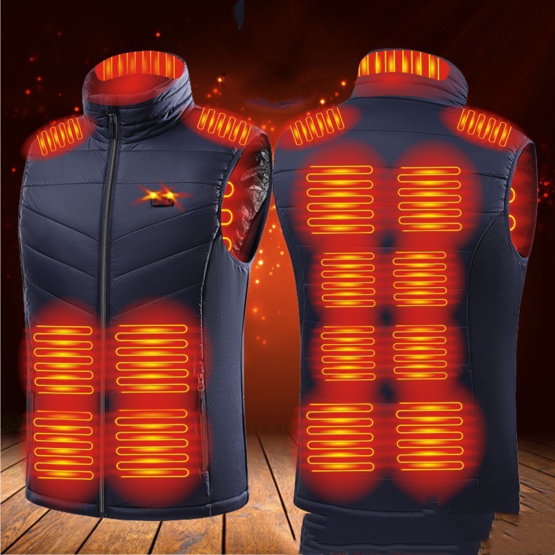 Stand Collar Heated Jacket