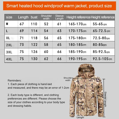 Hooded Heated Motorcycle Jacket