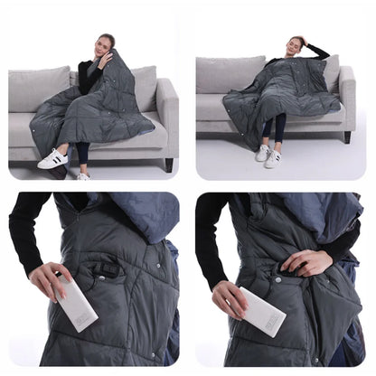 Multifunctional Heated Cushion Blanket